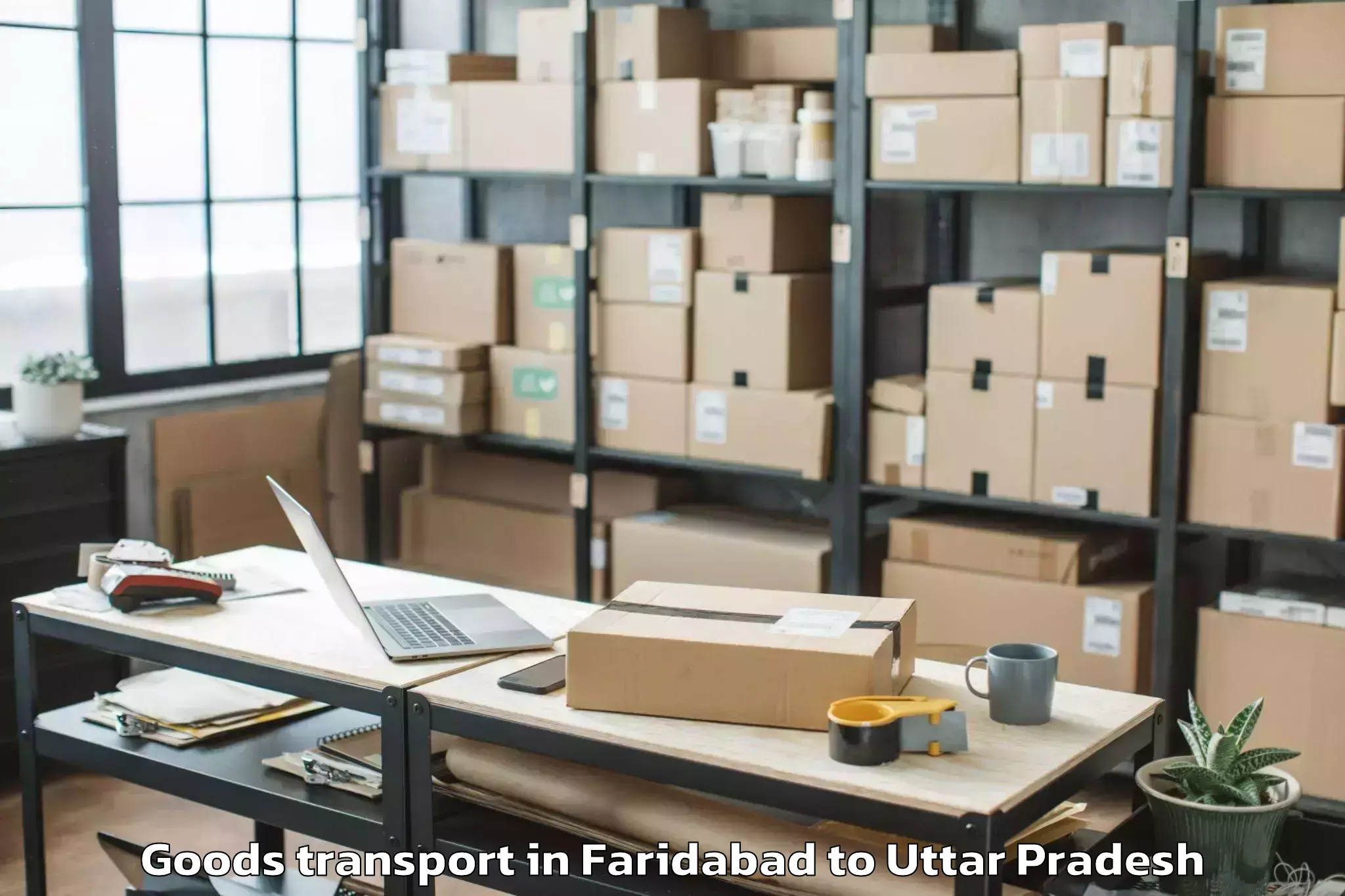 Efficient Faridabad to Rasra Goods Transport